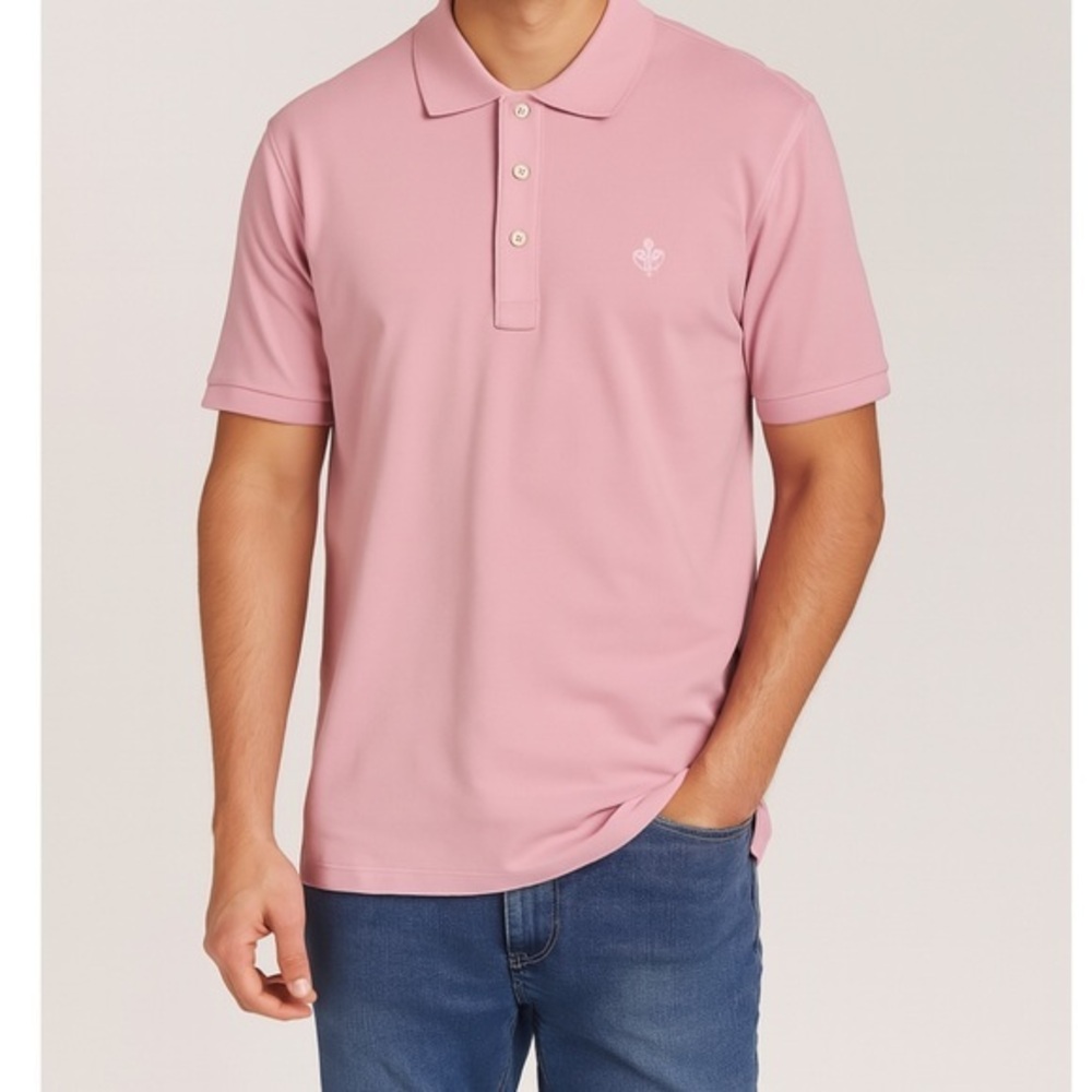 Peter Millar Dusty Pink Short Sleeve Polo